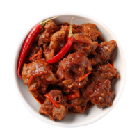 AI generated Vindaloo isolated on transparent background png