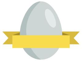 Pascua de Resurrección huevo antecedentes con cinta vector