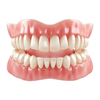 ai gerado uma dolorido dente no meio saudável dentes isolado em transparente fundo png