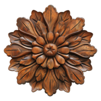 AI generated Wooden wall decoration isolated on transparent background png