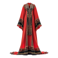 AI generated Thawb dress isolated on transparent background png