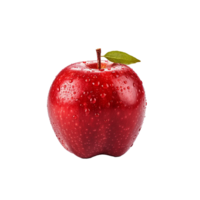 ai genererad färsk äpple frukt png isolerat på transparent bakgrund