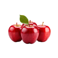 AI generated Fresh apple fruit png isolated on transparent background