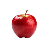 ai generiert frisch Apfel Obst png isoliert auf transparent Hintergrund