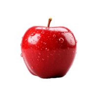 ai generiert frisch Apfel Obst png isoliert auf transparent Hintergrund