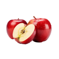 ai genererad färsk äpple frukt png isolerat på transparent bakgrund