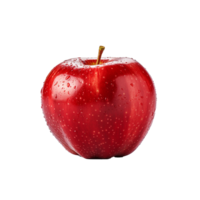 ai generiert frisch Apfel Obst png isoliert auf transparent Hintergrund