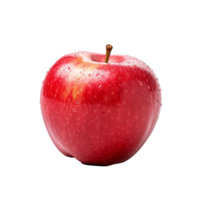 ai genererad färsk äpple frukt png isolerat på transparent bakgrund