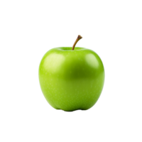 ai generado Fresco verde manzana Fruta png aislado en transparente antecedentes