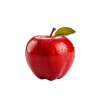 AI generated Fresh apple fruit png isolated on transparent background