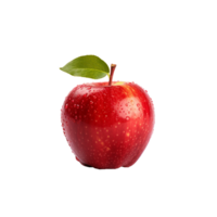 AI generated Fresh apple fruit png isolated on transparent background