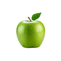 ai generado Fresco verde manzana Fruta png aislado en transparente antecedentes