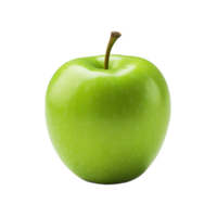 ai generado Fresco verde manzana Fruta png aislado en transparente antecedentes