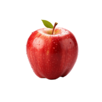 AI generated Fresh apple fruit png isolated on transparent background