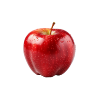 ai gegenereerd vers appel fruit PNG geïsoleerd Aan transparant achtergrond