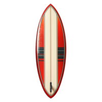 AI generated Surfboard at the beach isolated on transparent background png