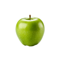 AI generated Fresh green apple fruit png isolated on transparent background