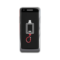 AI generated Charging battery isolated on transparent background png