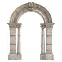 AI generated Archway isolated on transparent background png