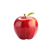 ai generado Fresco manzana Fruta png aislado en transparente antecedentes