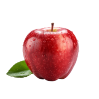 AI generated Fresh apple fruit png isolated on transparent background