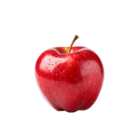 ai generiert frisch Apfel Obst png isoliert auf transparent Hintergrund