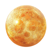 AI generated Round sun isolated on transparent background png