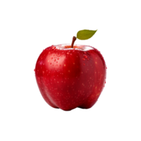 AI generated Fresh apple fruit png isolated on transparent background