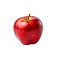 ai generiert frisch Apfel Obst png isoliert auf transparent Hintergrund