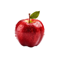 ai generiert frisch Apfel Obst png isoliert auf transparent Hintergrund