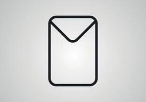 Mail envelope icon in flat style. Receive email letter spam vector illustration on white background. Mail communication business concept.