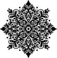 design of a variety of motifs that unite into a shape. beautiful flower vector