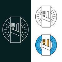 Dinner Setting Icon vector