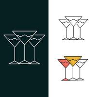 Cocktail vector Icon Design