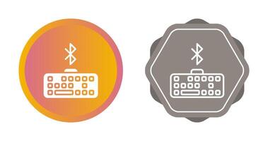 Bluetooth Keyboard Vector Icon