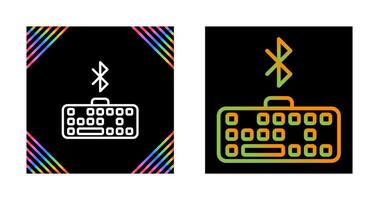 Bluetooth Keyboard Vector Icon