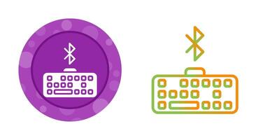 Bluetooth Keyboard Vector Icon