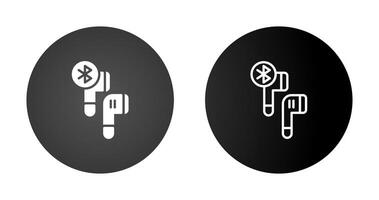 Bluetooth Earphones Vector Icon