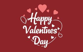 Happy valentines day vector banner design with heart shape, Abstract background. Vector illustration.