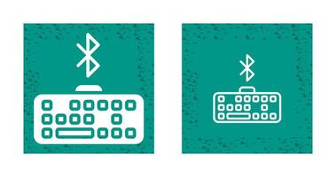Bluetooth Keyboard Vector Icon