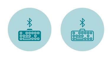 Bluetooth Keyboard Vector Icon