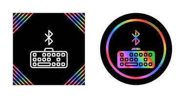 Bluetooth Keyboard Vector Icon