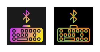 Bluetooth Keyboard Vector Icon