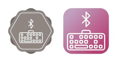 Bluetooth Keyboard Vector Icon