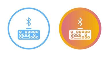 Bluetooth Keyboard Vector Icon
