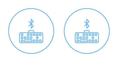 Bluetooth Keyboard Vector Icon