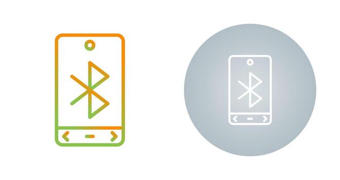 icono de vector de bluetooth