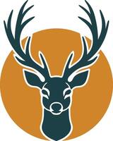 Deer logo design vector