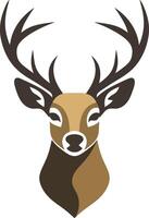 diseño de logotipo de ciervo vector