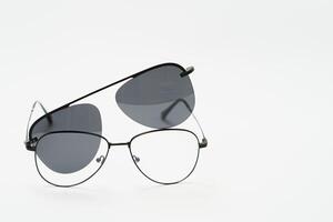 Sunglasses isolated against a white background photo